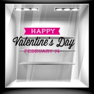 Αυτοκόλλητο βιτρίνας - Αγίος Βαλεντίνος 35